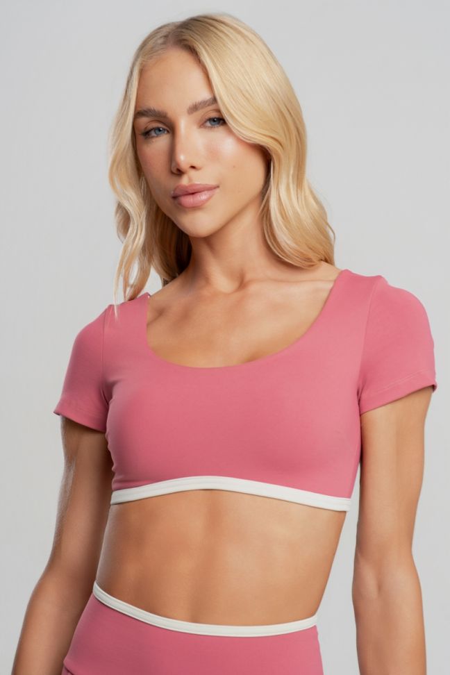 K4877-C_Top_Slim_com_Manga_Hibisco__Off-White__Ref:_K4877-C