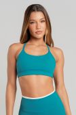 Top com Tiras Contrastantes nas Costas (Acqua / Vanilla) | Ref: K5189-B