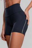 Short Sem Gancho com Vivo e Recorte (Preto / Duna) | Ref: K5100-B