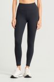 Calça Legging com Bolsos e Recortes no Cós (Preto) | Ref: K5166-A