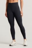 Calça Legging com Recortes e Vivo Contrastante (Preto / Vanilla) | Ref: K5140-B