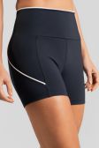 Short com Detalhes Contrastantes e Bolso (Preto / Vanilla) | Ref: K5122-A