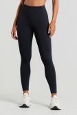 Calça Legging sem Cós Aparente com Bolsos (Preto) | Ref: K5237-B