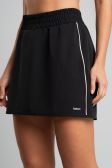 Saia com Vivo Contrastante (Preto / Off-White) | Ref: K5127-A