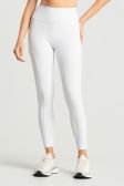 Calça Legging Canelada com Bolsos (Branco) | Ref: K5163-A