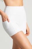 Short Canelado com Bolsos (Branco) | Ref: K5164-A