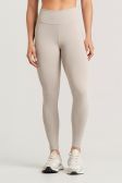 Calça Legging com Recortes e Vivo Contrastante (Duna / Branco) | Ref: K5140-A