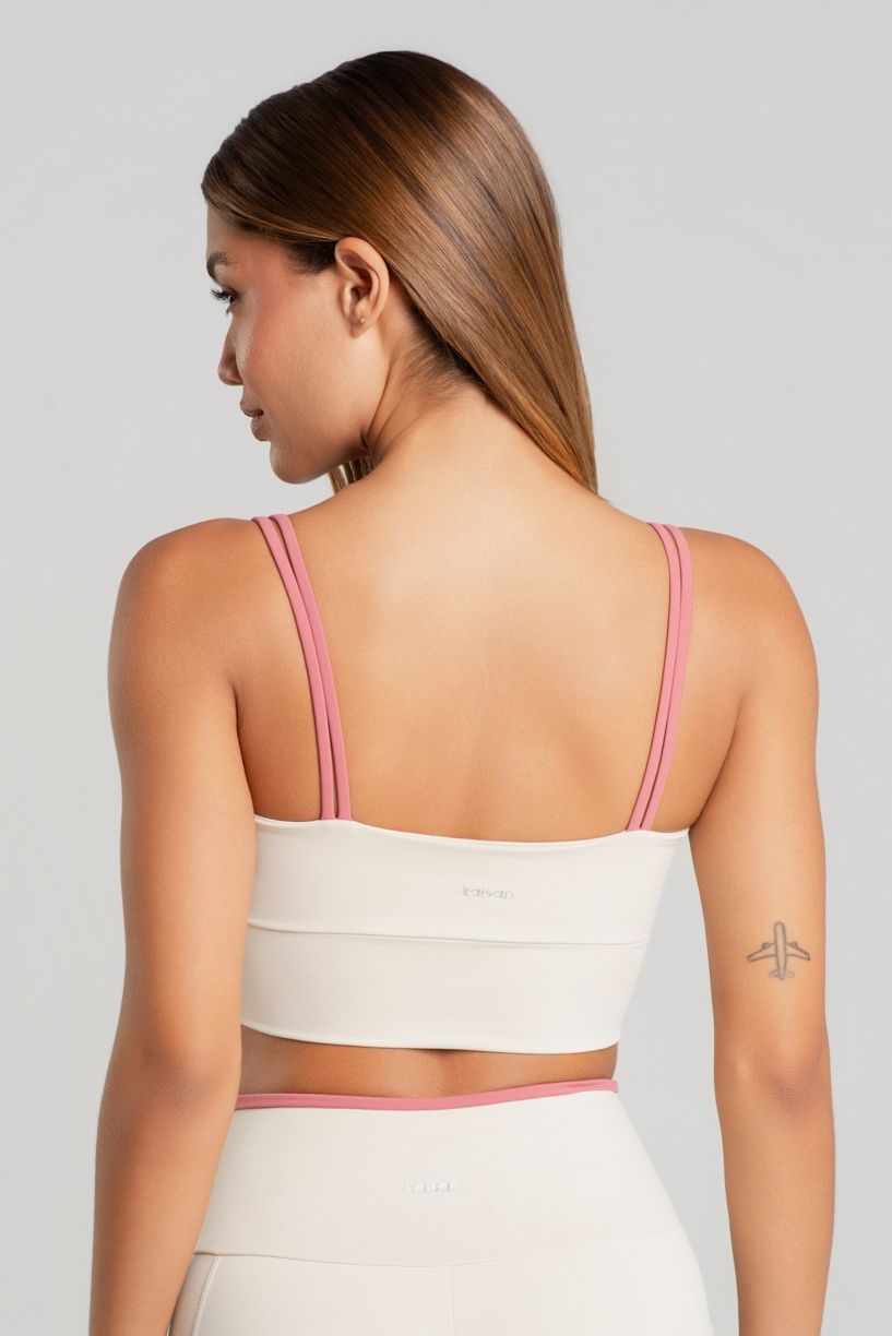 K5181-A_Top_com_Alcas_Duplas_Contrastantes_Off-White__Hibisco__Ref:_K5181-A
