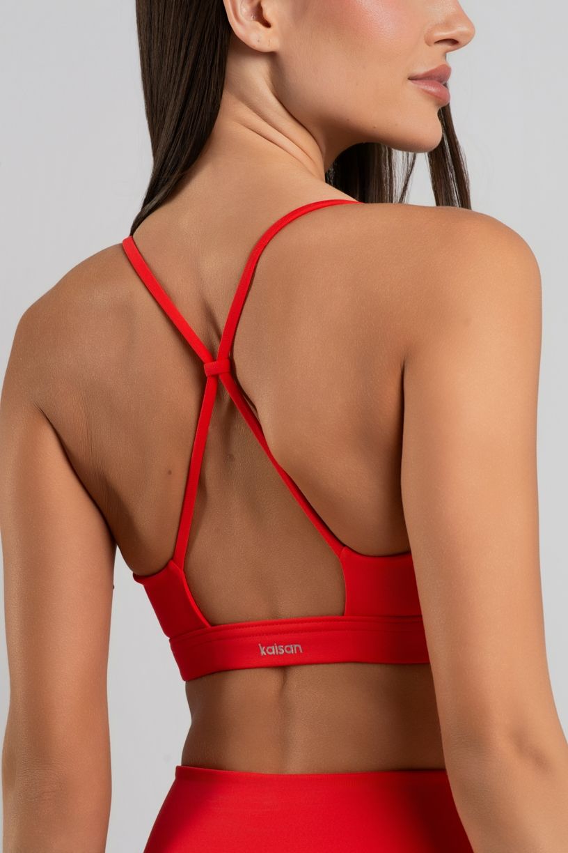 K4386-F_Top_com_Alcas_Ajustaveis_nas_Costas_Vermelho__Ref:_K4386-F