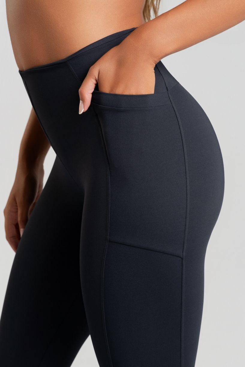 K5237-B_Calca_Legging_sem_Cos_Aparente_com_Bolsos_Preto__Ref:_K5237-B