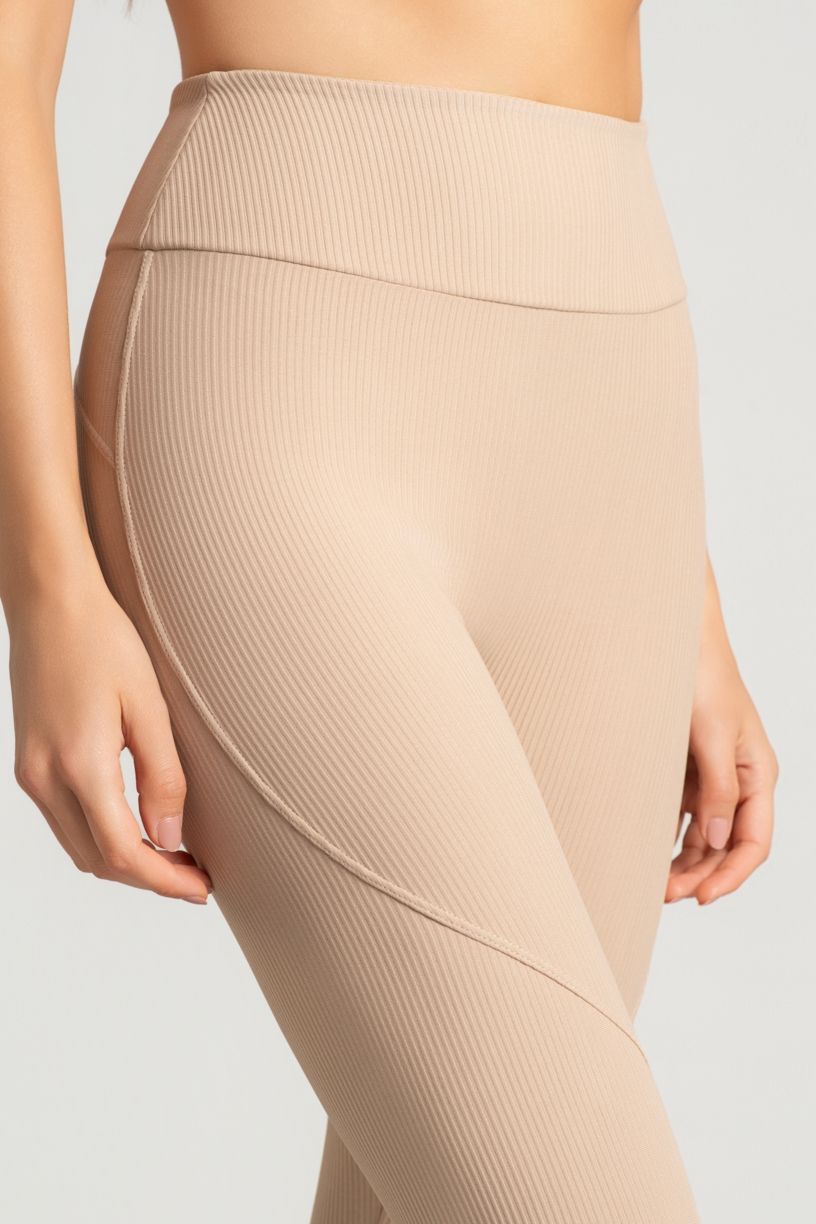K5160-B_Calca_Legging_Canelada_sem_Gancho_Linho__Ref:_K5160-B