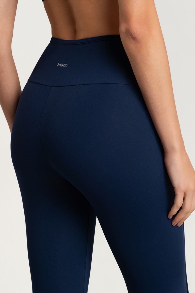 K4911-D_Calca_Legging_com_Vivo_e_Vies_na_Cintura_Azul_Marinho__Ref:_K4911-D