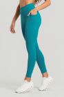 Calça Legging com Recorte no Cós e Bolsos nas Laterais (Acqua) | Ref: K4716-D