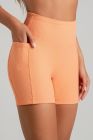 Short Canelado sem Gancho com Bolsos (Poente) | Ref: K5185-A