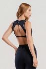 Top com Costas Abertas e Vivo Contrastante (Preto / Vanilla) | Ref: K5068-A