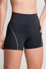 Short com Bolso no Cós e Chapado com Vivo Contrastante (Preto / Vanilla) | Ref: K5070-A