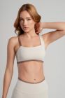 Top Slim Assimétrico (Off-White / Canela) | Ref: K5077-B