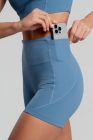 Short sem Gancho com Bolsos e Cobertura (Bruma) | Ref: K4681-C