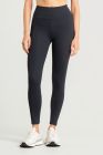 Calça Legging com Bolsos e Recortes no Cós (Preto) | Ref: K5166-A