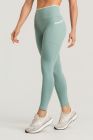 Calça Legging com Bolsos e Cós Contrastante (Citrus / Off-White) | Ref: K4831-E